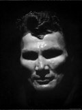 Portrait of Actor Jack Palance Looking Like a Jack O' Lantern Fototryk i høj kvalitet af Loomis Dean