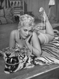 Actress Kim Novak in Title Role Performing Hoochie-Coochie Dance in the Movie "Jeanne Eagels" Premium Photographic Print by J. R. Eyerman