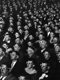 3-D Movie Viewers during Opening Night of 3-D Movie Viewers during Opening Night of