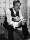 Actor Marcello Mastroianni in a Scene From the Movie "Marriage Italian Style" Reproduction photographique sur papier de qualité par Alfred Eisenstaedt