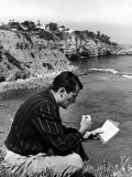 Gregory Peck Studying Lines for...