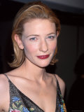 Actress Cate Blanchett at Film Premiere of Her "Elizabeth" Premium Photographic Print by Dave Allocca