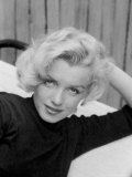 Actress Marilyn Monroe at Home Premium Photographic Print by Alfred Eisenstaedt