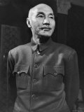 Gen. Chiang Kai Shek during the Kmt Nationalist Party Struggle vs. Mao Tse Tung's Communist Forces Premium Photographic Print by Jack Birns