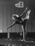 Russian Gymnast Competing at 1952 Olympics Premium Photographic Print by Ralph Crane