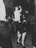 Liza Minnelli Dancing at the Il Milo DiscotecHeadquartersue on the Occasion of Her 19th Birthday Premium Photographic Print by Bill Eppridge