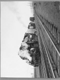 Last Steam Locomotive of Norfolk Western Railroad at Shaffers Crossing Photographic Print by Walker Evans