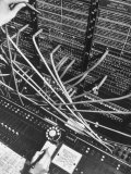 Telephone Operator's Hand Writing on Notepad in New York Telephone Co. Office Photographic Print by Margaret Bourke-White