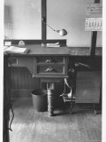 Good Still Life of Old Fashioned Desk Still in Use in Law Offices, Banks, and Commercial Firms Premium Photographic Print by Walker Evans