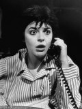 Actress Anne Bancroft on Telephone in Scene From Broadway Play "Two for the Seesaw" Premium Photographic Print by Alfred Eisenstaedt