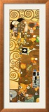 L'Accomplissement, frise dans l'hôtel Stoclet|Fulfillment, Stoclet Frieze, vers 1909 (détail) Affiches par Gustav Klimt