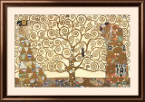 El árbol de la vida, Stoclet Frieze, c.1909 Láminas por Gustav Klimt