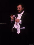 Opera Star Luciano Pavarotti in Concert Premium Photographic Print by Ted Thai