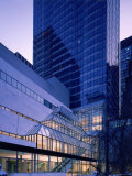 Redesigned Museum of Modern Art Consisting of Escalator Hall, Tower Designed by Cesar Pelli Premium Photographic Print by Ted Thai
