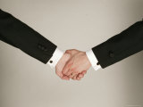 Arms of Male Couple Wearing Tuxedos Holding Hands, One with Wedding Band, Illustrating Gay Marriage Premium Photographic Print by Ted Thai