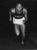 Jesse Owens Breaks the 200 Metre Record, Photographic Print