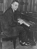 Portrait of Russian Composer, Pianist and Conductor Sergei Rachmaninoff Lámina fotográfica de primera calidad Portrait of Russian Composer, Pianist and Conductor Sergei Rachmaninoff Lámina fotográfica de primera calidad