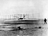 Wright Brothers Wilbur and Orville with 1903 Airplane 