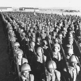 First All Black Combat Division, 93Rd, on Parade after Hike in Sweltering Heat at Fort Huachuca Photographic Print by Charles E. Steinheimer