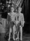 Thurn Und Taxis Princes Louis Philippe and Max Emmanuel Wearing Suits from La Grande Maison Reproduction photographique sur papier de qualité par Zacharias 