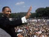 Dr. Martin Luther King Jr. Giving "I Have a Dream" Speech During the March on Washington Premium Photographic Print by Francis Miller