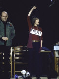 Jane Fonda and Joins a Welfare Rights March Premium Photographic Print by Bill Ray
