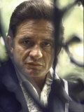 Country/Western Singer Johnny Cash Premium Photographic Print by Michael Rougier