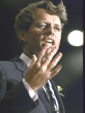 Senator Robert F. Kennedy Campaigning for Local Democratics in New York State Premium Photographic Print by Bill Eppridge