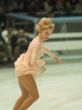 Figure Skater Janet Lynn Performing at 1968 Olympic Games Premium Photographic Print by Art Rickerby
