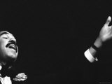 Entertainer Bobby Short Performing, Probably at the Cafe Carlyle Premium Photographic Print by John Shearer