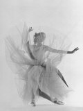 Dancer Tanaquil Leclercq Performing La Valse at Gjon Mili's Studio Premium Photographic Print by Gjon Mili