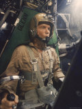 Astronaut John Glenn Strapped Into a Centrifuge During a Simulated Space Flight Premium Photographic Print by Ralph Morse