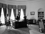 President John F. Kennedy and Brother, Attorney General Robert F. Kennedy Photographic Print by Art Rickerby