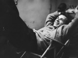 Brilliant Young Canadian Pianist Glenn Gould Laughing at a Columbia Recording Studio Premium Photographic Print by Gordon Parks