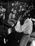 Pianist Mary Lou Williams Playing a Boogie Woogie Selection Premium Photographic Print by Gjon Mili