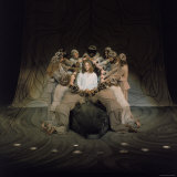 Jesus Surrounded by His Disciples in a Scene from Jesus Christ Superstar Premium Photographic Print by John Olson
