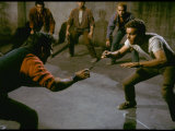 Knife Fight Scene from West Side Story Premium Photographic Print by Gjon Mili