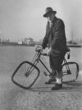 Eccentric Square-Wheeled Bicycle Premium Photographic Print by Wallace Kirkland
