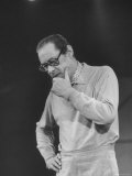 Rex Harrison in Reenactment of Typical Rehearsal for My Fair Lady Reproduction photographique sur papier de qualité par Gordon Parks
