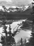 Scenery Along Columbia Icefields Highway in Canadian Rockies between Banff and Jasper Photographic Print by Andreas Feininger Scenery Along Columbia Icefields Highway in Canadian Rockies between Banff and Jasper Photographic Print by Andreas Feininger
