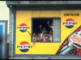 Large Billboard Painted on Side of Building Advertising Pepsi Cola, Manila, Philippines Premium Photographic Print by Arthur Schatz