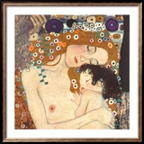 Madre e hija (detalle de Las tres edades de la mujer), ca.1905 Pósters por Gustav Klimt