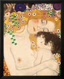 Mère à l'enfant Affiches par Gustav Klimt