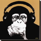 Steez - Kulaklıklı Maymun (Headphone Monkey) - Şasili Gerilmiş Tuvale Reprodüksiyon Steez - Kulaklıklı Maymun (Headphone Monkey) - Şasili Gerilmiş Tuvale Reprodüksiyon