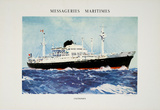 Mess Maritimes - Caledonien Trykk-samleobjekter av Albert Brenet Mess Maritimes - Caledonien Trykk-samleobjekter av Albert Brenet
