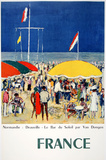 Normandie-Deauville, Le Bar du Soleil Reproductions pour les collectionneurs par Kees van Dongen
