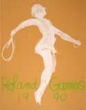 Roland Garros 1990 Impressão de peças de coleções por Claude Garache Roland Garros 1990 Impressão de peças de coleções por Claude Garache