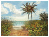 Beach Walkway Posters by Laurie Snow Hein