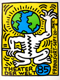 Theater Der Welt - Haring Vert Kerättävät vedokset tekijänä Keith Haring