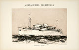 Mess Maritimes - Marechal Joffre Posters par Albert Brenet